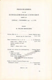 Boomkamp, Carel van Leeuwen - Mengelberg, Willem - Concert Program Amsterdam 1931