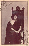 Borina, Nadina - Signed Photo in Ballo in Maschera 1921 + Musical Quote