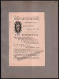 Boston Concert Opera and Theater Album Clip Collection 1879-1889