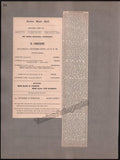 Boston Concert Opera and Theater Album Clip Collection 1879-1889