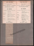Boston Concert Opera and Theater Album Clip Collection 1879-1889