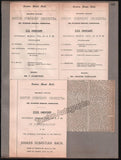 Boston Concert Opera and Theater Album Clip Collection 1879-1889
