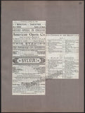 Boston Opera and Theater Album Clip Collection 1884-1890