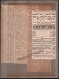 Boston Opera and Theater Album Clip Collection 1884-1890