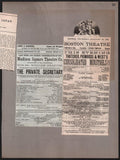 Boston Opera and Theater Album Clip Collection 1884-1890