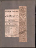Boston Opera and Theater Album Clip Collection 1884-1890