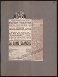 Boston Opera and Theater Album Clip Collection 1884-1890