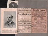 Boston Opera and Theater Album Clip Collection 1884-1890