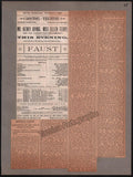 Boston Opera and Theater Album Clip Collection 1884-1890