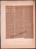 Boston Opera and Theater Album Clip Collection 1890-1898