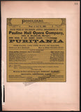 Boston Opera and Theater Album Clip Collection 1890-1898