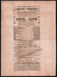 Boston Opera and Theater Album Clip Collection 1890-1898