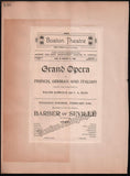Boston Opera and Theater Album Clip Collection 1890-1898