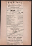 Boston Opera and Theater Album Clip Collection 1890-1898