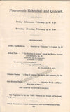 Boston Symphony Orchestra - Arthur Nikisch Conducting - Lot of 4 programs 1891-1893