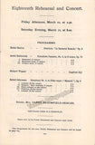 Boston Symphony Orchestra - Nikisch, Arthur - 3 Piano Concert Programs 1891-93