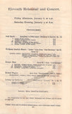 Boston Symphony Orchestra - Nikisch, Arthur - 3 Violin Concert Programs 1891-93