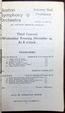 Boston Symphony Orchestra Programs 1892-98 - Lot of 38 Programs