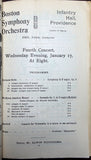 Boston Symphony Orchestra Programs 1892-98 - Lot of 38 Programs