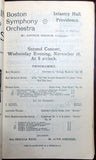 Boston Symphony Orchestra Programs 1892-98 - Lot of 38 Programs