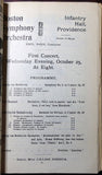Boston Symphony Orchestra Programs 1892-98 - Lot of 38 Programs
