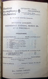 Boston Symphony Orchestra Programs 1898-1905 - Lot of 33 Programs