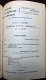 Boston Symphony Orchestra Programs 1898-1905 - Lot of 33 Programs