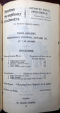 Boston Symphony Orchestra Programs 1898-1905 - Lot of 33 Programs