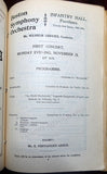 Boston Symphony Orchestra Programs 1898-1905 - Lot of 33 Programs