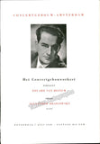 Brailowsky, Alexander and Van Beinum, Eduard - 1949 Program