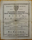 Breiting, Hermann - Large Collection of Playbills 1830s, 40s and 50s