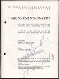 Brendel, Alfred - Kertesz, Istvan - Signed Program Vienna 1972