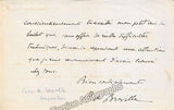 Breville, Pierre de - Autograph Letter Signed