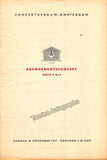 Brill, Samuel - Klemperer, Otto - Concert Program Amsterdam 1947