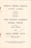 Britten, Benjamin - Balanchine, George - Pears, Peter - LeClerq, Tanaquil - Hayden, Melissa - Tallchief, Maria - Signed Ballet Program 1950