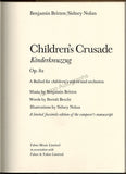 Britten, Benjamin - Nolan, Sidney - Signed Book "Kinderkreuzzug" 1973