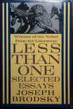 Brodsky, Joseph - Signed Book "Less Than One"