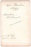 Bruch, Max - Signed Photograph 1897