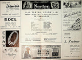 Busch, Fritz - Teatro Colón Program Lot 1935-1945