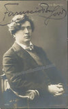 Busoni, Ferruccio - Double signed photo postcard