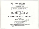 Callas, Maria - Di Stefano, Giuseppe - Concert Program 1973