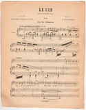 Callas, Maria - Le Cid Aria Signed Score