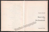 Callas, Maria - Signed Book "Maria Callas oder die Primadonna" by Friedrich Herzfeld