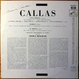 Callas, Maria - Signed LP record Maria Callas Pazzie Celebri