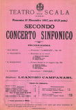 Campanari, Leandro - Lot of 7 Programs La Scala 1897
