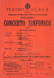 Campanari, Leandro - Lot of 7 Programs La Scala 1897
