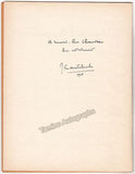 Canteloube, Joseph - Signed Printed Score