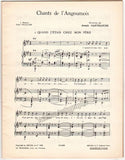 Canteloube, Joseph - Signed Printed Score