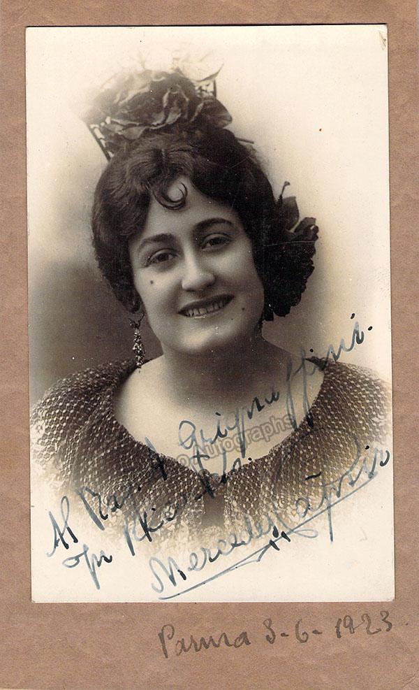 Mercedes Capsir Autographs (Various Options) Tamino