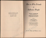 Carnegie, Dale - Signed Book "How to Win Friends and Influence People"